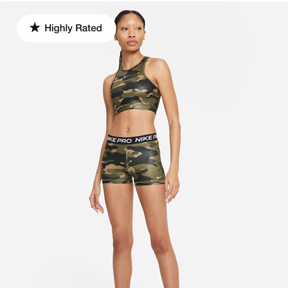Nike Pro Dri-Fit Camo Print Shorts